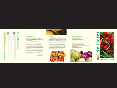 Fairshare Nonprofit brochure mailer promotional material