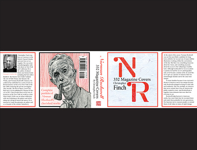 Norman Rockwell Book sleeve and bookmark design book sleeve illustration package design
