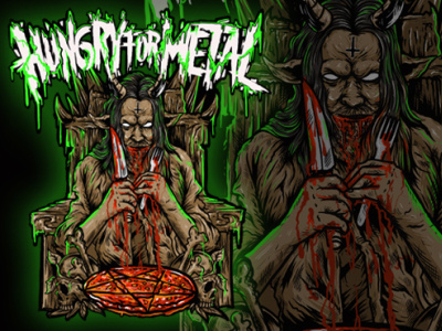hungry cover artwork darkart design illustrator
