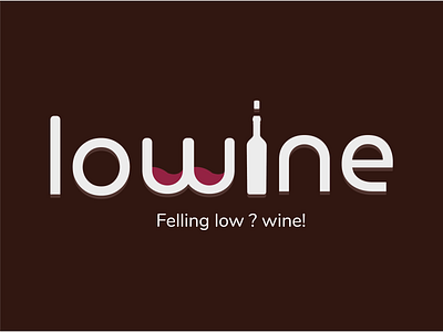 Lowine - Logo branding design icon logo logo design minimal minimalist vector wine