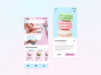 Macaron Shop Application Design