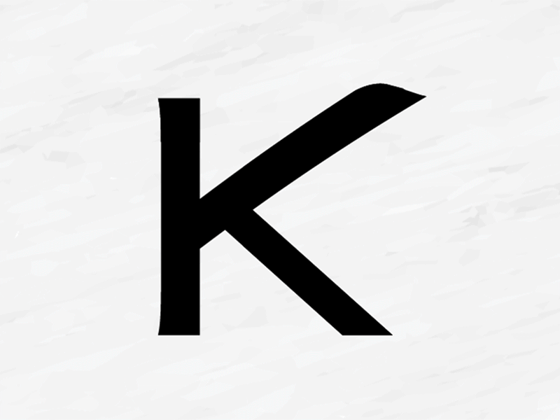 Katana, first edition—Animated monogram adobe after effects adobe illustrator animation branding icon illustration logo typography vector