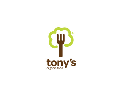 Tonys Organic Food dado food green logo nature organic