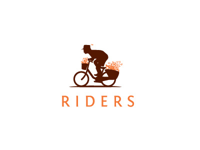 Riders dado delivery logo riders text