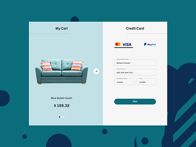 Credit Card Checkout : Daily UI #002