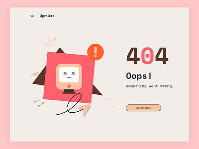 404 Page : Daily UI #008 404 daily ui error page illustration ui website
