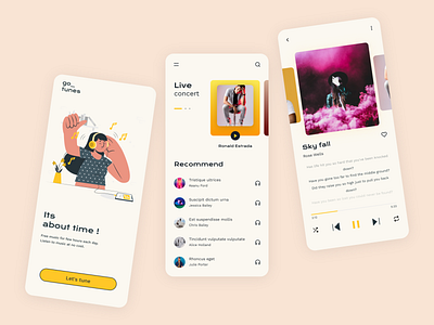 Music Player Design : Daily UI  #009