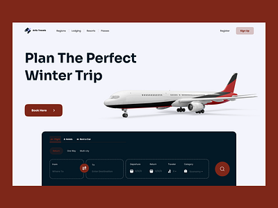 Artic Travel - Airline Booking Website