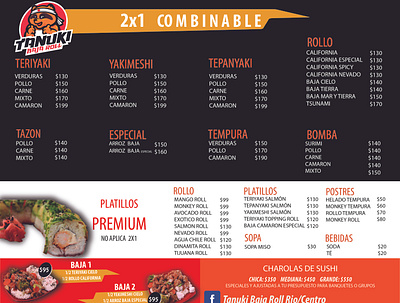 Menu/ Comida app design diptych illustration vector