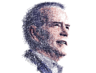 Joe Biden digital painting fineart illustration portrait portrait art portrait illustration portrait painting scribble scribble art scribbles