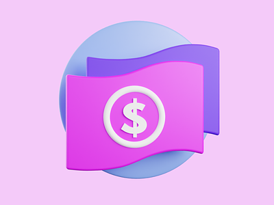 Money 3D Icon 3d 3d finance icon 3d icon 3d money icon finance finance icon icon money icon sale sales icon