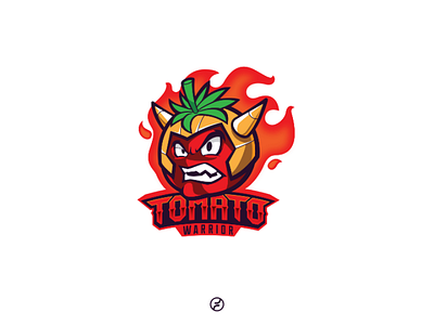 Tomato Warriors Logo character competition design esport game illustration logo mascot sport