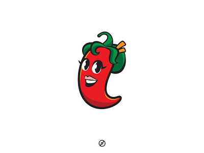 Chilli Pepper Mascot (Kuali_Ibu Negara) chilli food mascot mascot character mascot design mascot logo pepper spicy