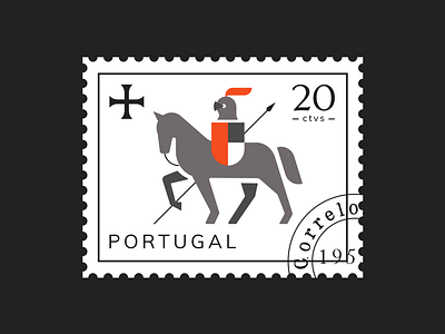 Portugal 20 ctvs stamp