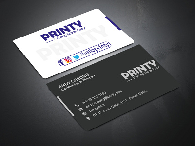 Business Card brand identity branding business card business card design businesscard card card design company branding design office information signature