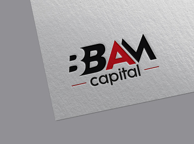 BBAM Capital Logo brand identity branding custom flat logo signature