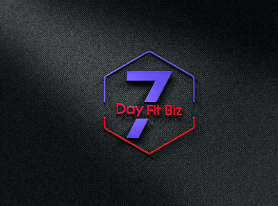 Logo Design For 7 Day Fit Biz brand brand identity branding custom design flat logo minimalist signature symbol