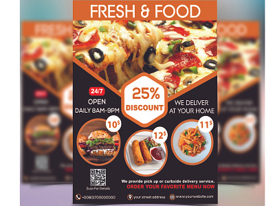 Restaurant and food menu Design