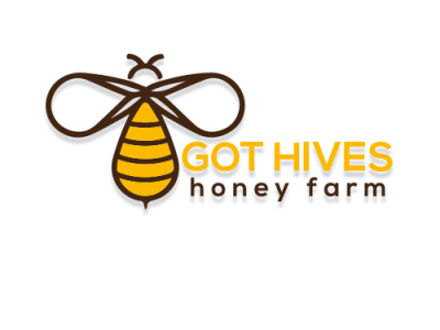 Honey Logo | Bee logo | Logo folio | Logo creator | Logo brand identity branding flat letter logo design minimalist signature