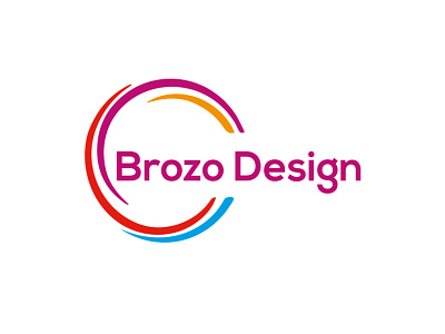 Brozo Design brand identity design flat illustration letter logo design signature