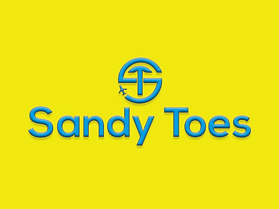 Sandy Toes logo | icon | Logo | Branding | Logo folio | AI | MSR
