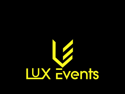 Lux logo | LE letter logo | Lux events | Logo folio | Logo 2020