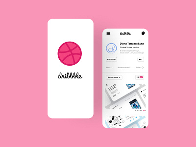 Dribbble Redesign App app design application apps dailyui design designer dribbble dribbbleapp ui ui design webdesign