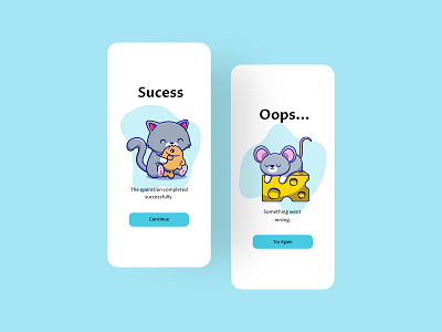 Flash Message app design application apps cats catsilustraton cute cute animal cute art dailyui design designer ilustration ui ui design