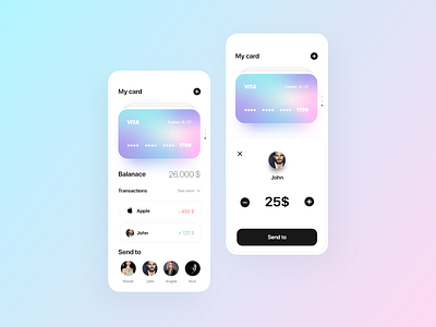 Here's my concept of a wallet app