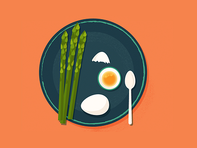 Asparagus app asparagus flat design food recipe