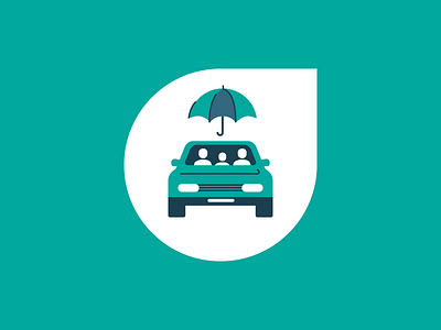 Insurance Car Icon car drawing flat design icon illustration ui