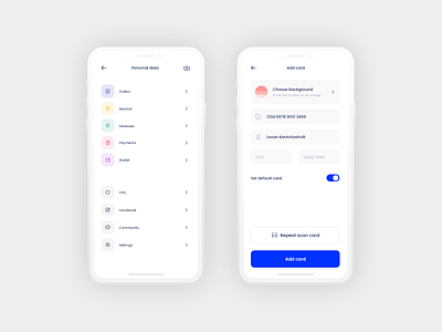 Wallet App UI adobexd appdesign banking design dribbble best shot fresh inspiration manager money new noteworthy top ui uidesign uiux userexperience userinterface ux uxdesign wallet