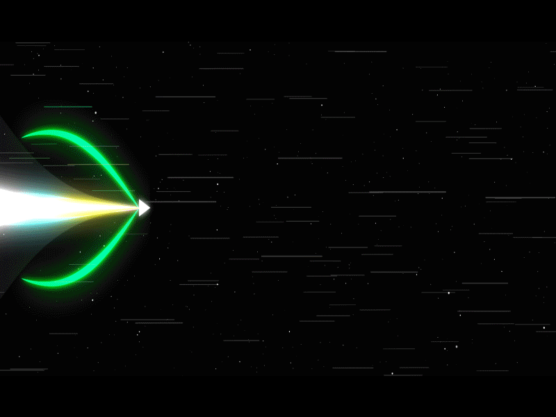 Rocket ae aftereffects animated animated gif animation animation 2d flight glow lightning neon space triangle