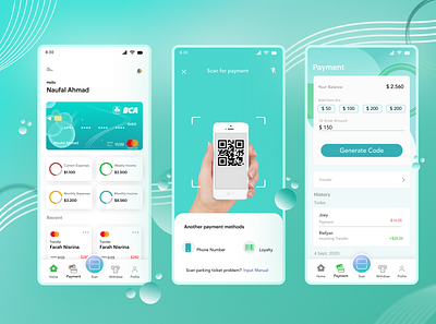 Saldoku - E Wallet for Mobile App bank figma finance mobile app ui ux wallet