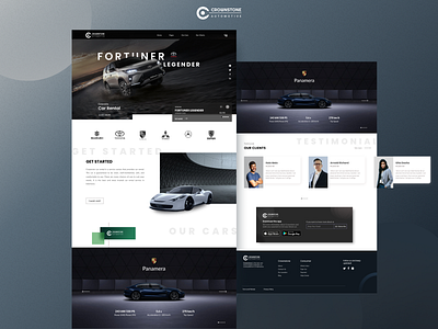 Crownstone Car Rental branding car figma graphic design rent showroom sport car ui ux website design