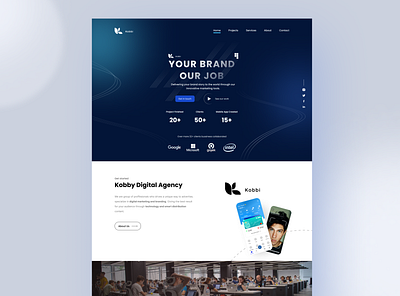 Kobbi Digital Agency agency branding company modern ui ux web design