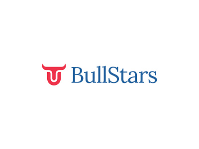 BullStars - The Logo Visual branding design flat logo minimal modern