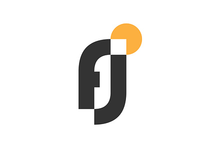 Letter F & J Logo - GOOD FOR SALE branding design f flat identity j lettermark logo logogram minimal modern monoline personal sale visual