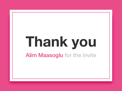 Thank you Alim Maasoglu