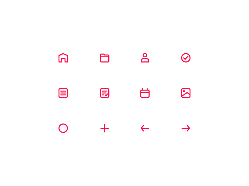 Icons Days - Todo App by Alessandro Cataldi on Dribbble