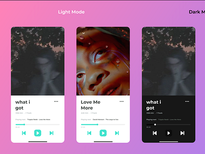 Music Player app apple music design modern design music music player spotify ui