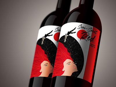 Red Wine Inspiration art branding design illustration