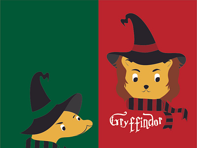 Harrypotter design flat illustration vector