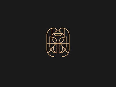 Beetle - WIP beetle branding furniture gold