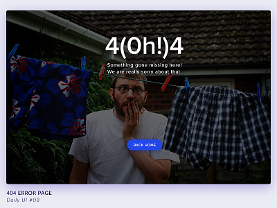 Day 8: 404 Error Page