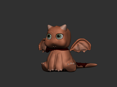 Baby Dragon 3D Animation