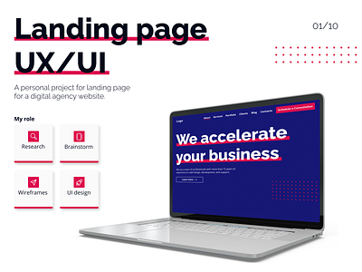 Landing Page for a Digital Agency