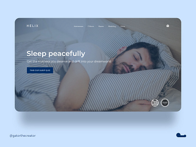 HELIX Website Redesign branding design flat helixsleep interface minimal redesign ui uidesign ux web web design webdesign website website design website redesign websiteredesign