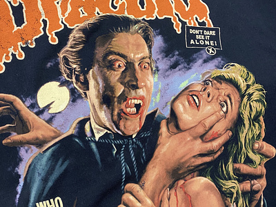 Dracula vintage print