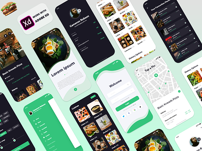 Food Delivery App Design app app design app ui app ui design app ui inspiration design food food app food app design graphic design inspiration mobile ui uiux